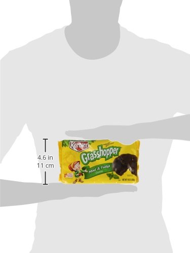 Keebler Fudge Shoppe Grasshopper (Mint) Cookies, 10-Ounce Packages (Pack Of 6)