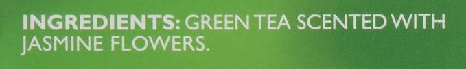Twinings Green Tea with Jasmine Individually Wrapped Bags, 20 Count (Pack of 6), Fragrant Floral Scent, Caffeinated, Enjoy Hot o