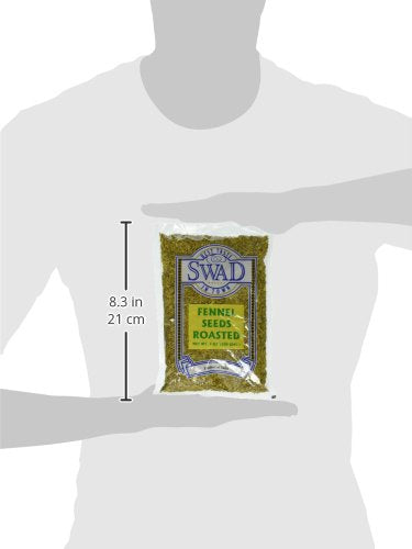 Great Bazaar Swad Roast Fennel Seeds, 7 Ounce
