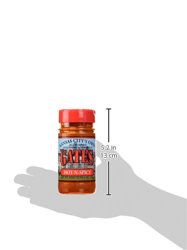 Gates Hot-N-Spicy Seasoning & Marinade, 6 Ounce, Navy Packaging