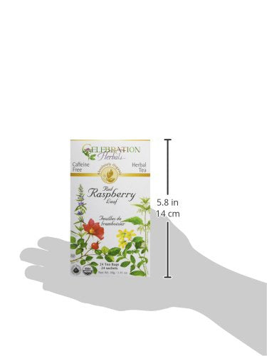 Celebration Herbals Red Raspberry Leaf Tea Organic 24 Bag, 0.02 Pound