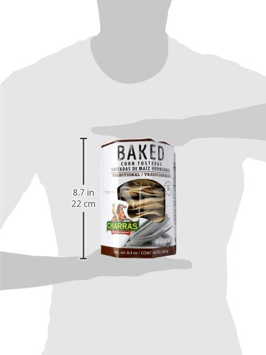 Charras Tostada Bkd Ntrl, 8.5 Oz
