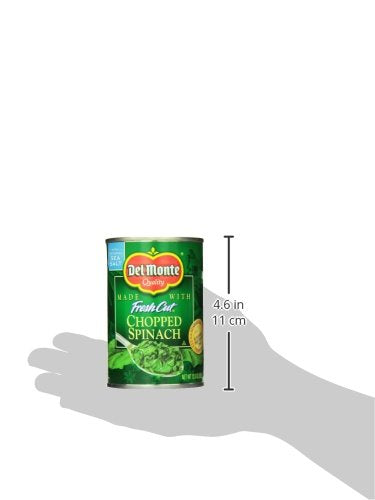 Del Monte Chopped Spinach 13.5Oz Can (Pack Of 6)