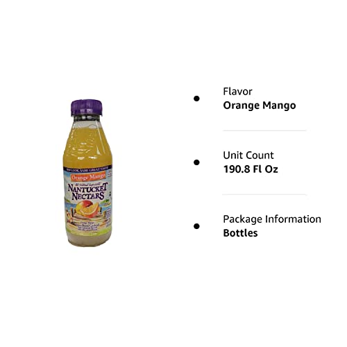 Nantucket Nectars - Orange Mango - 15.9 Oz (12 Plastic Bottles)