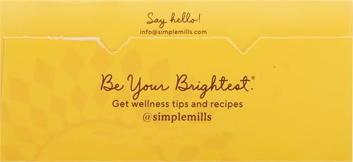 Simple Mills Organic Seed Crackers Garlic & Herb - Gluten Free Vegan Healthy Snacks Paleo Friendly 4.25 Ounce (Pack Of 1)