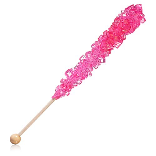 Candy Envy - Mermaid Rock Candy Sugar Sticks - 18 Indiv. Wrapped - Pink, Light Blue, Lavender