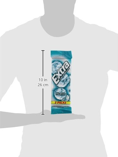 EXTRA Gum Polar Ice, Sugarfree Gum, 45 Ct, Bulk Mint Gum for Breath Refreshing, After Meals, Travel, and More