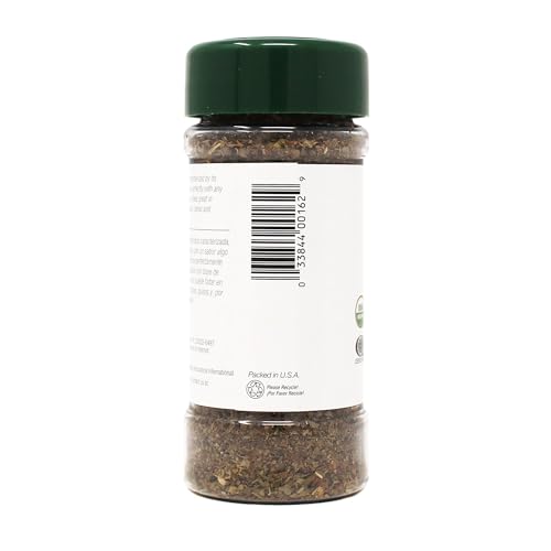 Badia Organic Basil Leaves, 0.75 Oz - Dried Basil For Cooking, Seasoning & Sauces