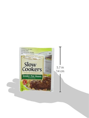 Orrington Farms Slow Cookers Seasoning Mix, 2.5 Oz, Tender Pot Roast, 30 Oz (Pack Of 12)