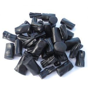 LYZAS SWEETS &   Tid Bitz Soft Licorice Bites - Traditional Finnish Black Licorice - Gift Pack of 3, 5.29 oz. Bags