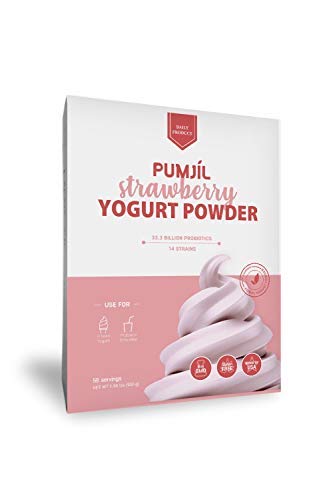 Pumjil Ice Cream Mix, Probiotic Soft Serve Ice Cream Mix, Ideal For Frozen Yogurt And Smoothies, 59 Servings Per Box Soft Serve 