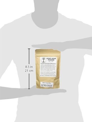 Agar Agar Powder 5 Ounces - Excellent Gel Strength