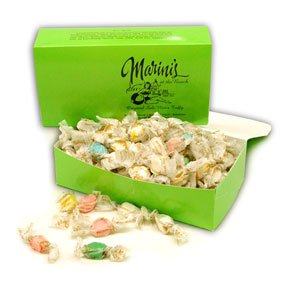 Marinis Candies 1 lb. Salt Water Taffy- Original 6 Flavor Assortment