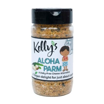 Kelly's Gourmet Aloha Parmesan, 1-Pack, Cashew Based Cheese