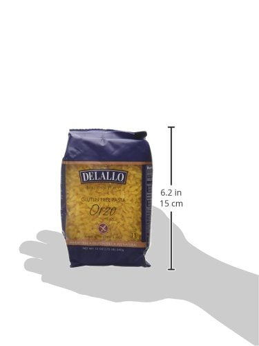 DeLallo - Gluten-Free Italian Orzo, 12 oz. (Pack of 4)