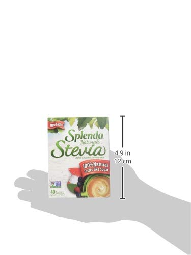 Splenda No Calorie Sweetener Naturals Packets, Made With Stevia Extract 2.8Oz (Pack Of 6)