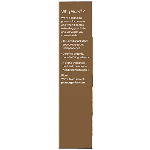 Plum Organics | Mighty Nut Butter Snack Bars | Organic Toddler & Kids Snacks | Peanut Butter | 0.67 Ounce Bar (40 Total)