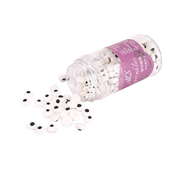 1 Bottle Candy Eyeballs Eyes Cake Cupcake Toppers Cookie Decorations Sweet Personalities Edible Candy For Christmas Cake Cupcakes Decoration(Small)
