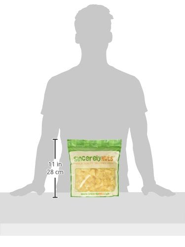 Sincerely Nuts - Dried Pineapple Chunks | Healthy Dehydrated Fruit Snack | Sweet Candied Chewy Tropical Pineapple Bits | Kosher,