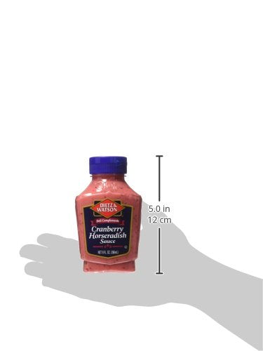 Dietz & Watson, Deli Compliments, Cranberry Horseradish Sauce, 9oz Bottle (Pack of 2)