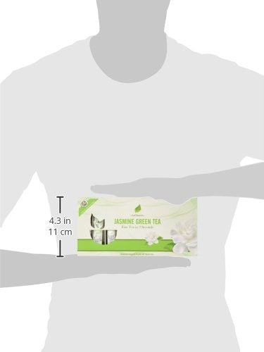 Lecharm Tea To Go Jasmine Green Tea Extract, Natural Tea Crystal Powder, Ready Brew, Iced Or Hot Tea In 3 Seconds - 20 Count (Si