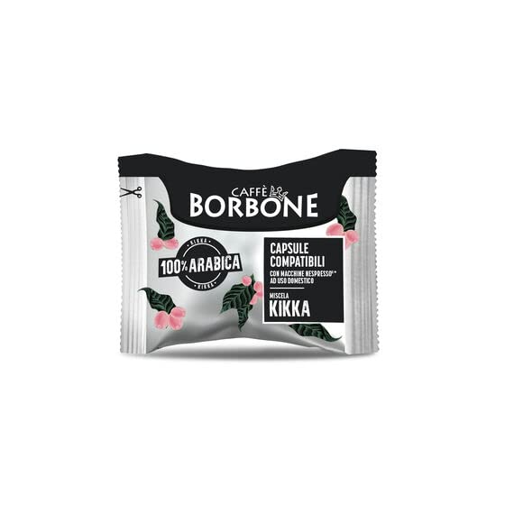 Caffè Borbone Nespresso Compatible Coffee Pods, 100% Arabica, 50 Count, Individually Wrapped