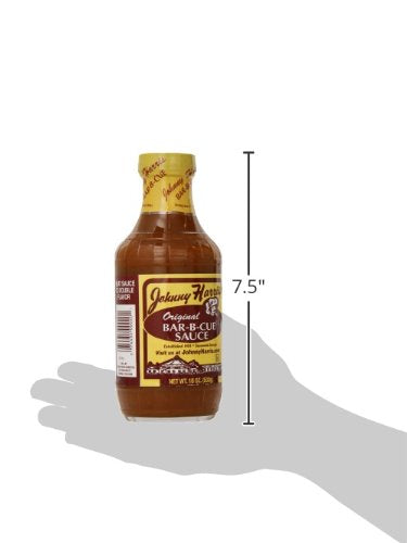 Johnny Harris BBQ Sauce, Original, 18 oz - Flavorful Barbeque Sauce, Perfect for Grilling and Marinades, 1.12 lb Pack