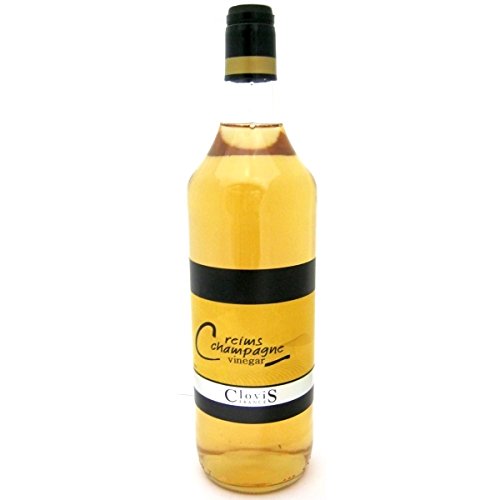 Clovis Reims Champagne Vinegar - 1L (33.81 Fl Oz) - Premium Quality Cooking Ingredient