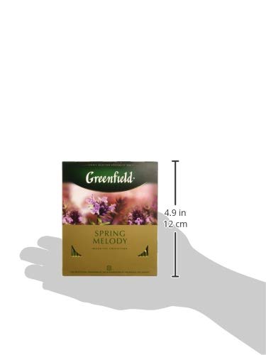 Greenfield Spring Melody Herbal Tea Collection Finely Selected Speciality Tea 100 Double Chamber Teabags With Tags In Foil Sachets