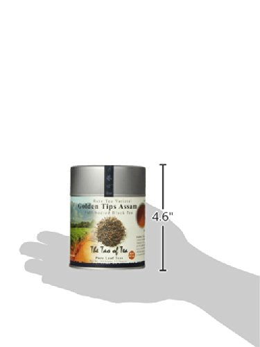 The Tao of Tea Assam Black Tea, Loose Leaf, 3.5 Ounce Tin, Model TOT71020