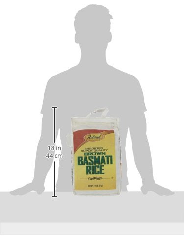 Roland Foods Basmati Rice  Brown  11 Pound