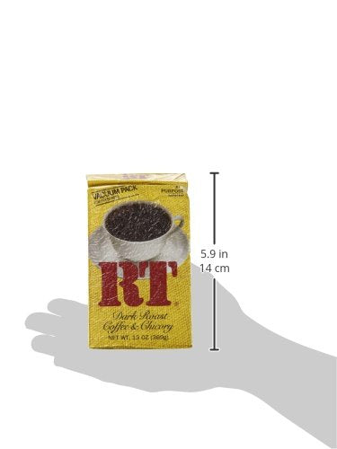 Rt Dark Roast Ground Coffee & Chicory 13 Oz. Brick (Pack Of 4)