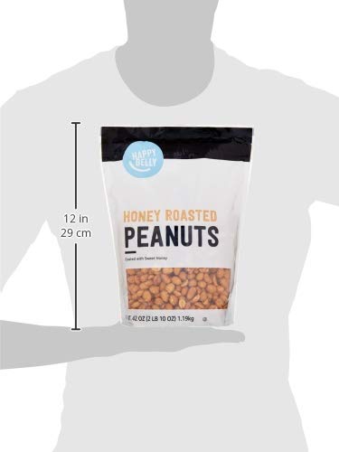 Large Online Retailer Brand - Happy Belly Peanut, Honey Roasted, 42 Ounce