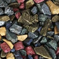 Chocorocks - Candy Coated Chocolate Stones - Gift Packs Of 2, 2.5 Tubes By Lyzas Sweets &   (Gemstones)