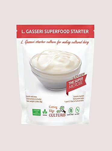 Cutting Edge Cultures L. Gasseri ProBiotic Yogurt Starter Culture - 4 Pouches