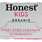 Honest Kids Organic Berry Good Lemonade, 6.76 Fl Oz (Pack of 8)