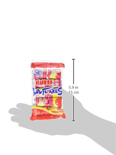 Haw Flakes - 10 Rolls (3.17 Oz) Traditional Chinese Fruit Candy