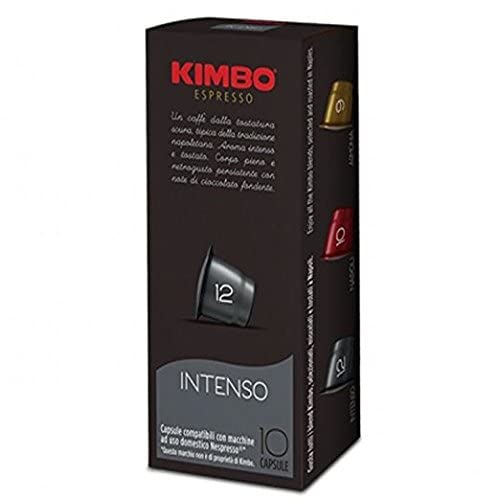 KIMBO Espresso Intenso Nespresso compact pieces, 100% Arabica Coffee, Pack of 100 compact pieces