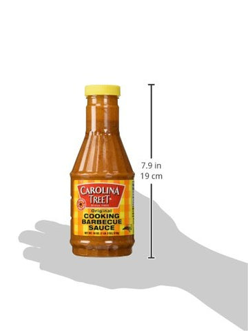 Carolina Treet Cooking Barbecue Sauce, Original Flavor, 18 Ounce - 3 Pack