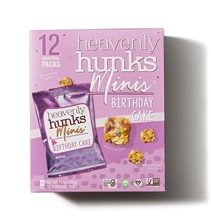 Heavenly Hunks Birthday Cake 12Ct 1.2Oz Minis (6 Pack Case / 72 Individual Packs)