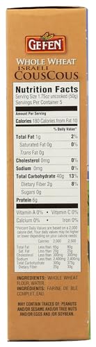 Gefen Whole Wheat Israeli Couscous, 8.8 Oz