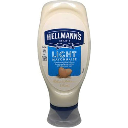 Hellmanns Light Mayonnaise Squeezy 430g