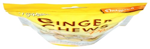 Prince Of Peace Original Flavor Ginger Chew Plus+, Gluten Free, 3 Ounces (Pack of 6)