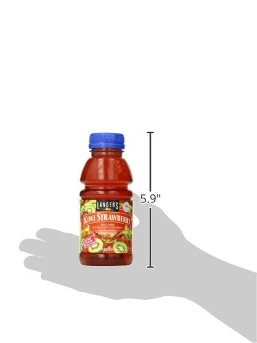 Langers Kiwi Strawberry Juice Cocktail, 10 Fl Oz, Pack of 12