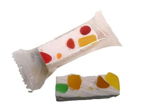 Italian Jujube Nougat Candies - Soft & Chewy With Fruity Jelly Beans Gift - Bulk Bags By Lyza'S Sweets & Treats (2.2 Lb, Origina