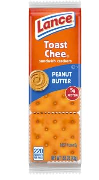 Lance ToastChee Peanut Butter Crackers (1.52 oz., 40 ct.) (2 packs of 20) by Life of Style (LOS)