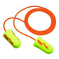 3M E-A-Rsoft Blasts Earplugs, Corded, Foam, Yellow Neon, 200 Pairs/Box