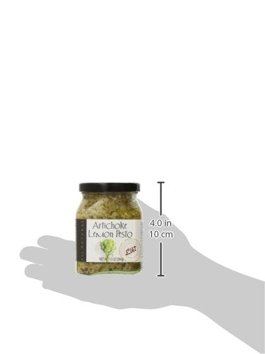 World Market Elki's Gourmet Artichoke Lemon Pesto Sauce - Creamy Spreads for Pasta, Baked Chicken, Fish and Crackers - Made from