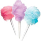 Cotton Candy Floss Sugar Package of ct-(Pink Vanilla  Blue Raspberry & G)-8.5oz Each Flavor W/ 50 Paper Cones