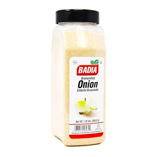 Badia Granulated Onion 1.25 Pound - Bold Savory Sweet Flavor